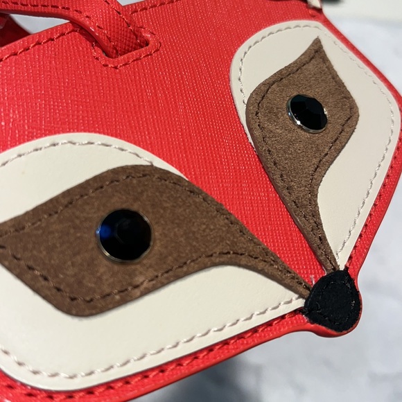 SOLD - kate spade Blaze a Trail Fox Luggage Tag - Picture 4 of 11